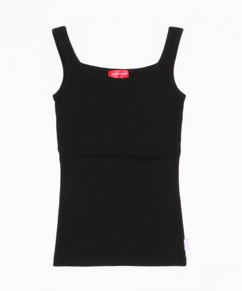 repipi armario（レピピ アルマリオ）の「パッド付きリブタンクトップ（タンクトップ・キッズ・ブラック/ホワイト/ライトピンク/サックスブルー/ゴールド・MEDIUM/LARGE/SMALL）」の8枚目の写真