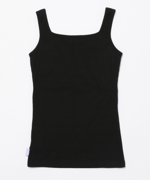 repipi armario（レピピ アルマリオ）の「パッド付きリブタンクトップ（タンクトップ・キッズ・ブラック/ホワイト/ライトピンク/サックスブルー/ゴールド・MEDIUM/LARGE/SMALL）」の9枚目の写真