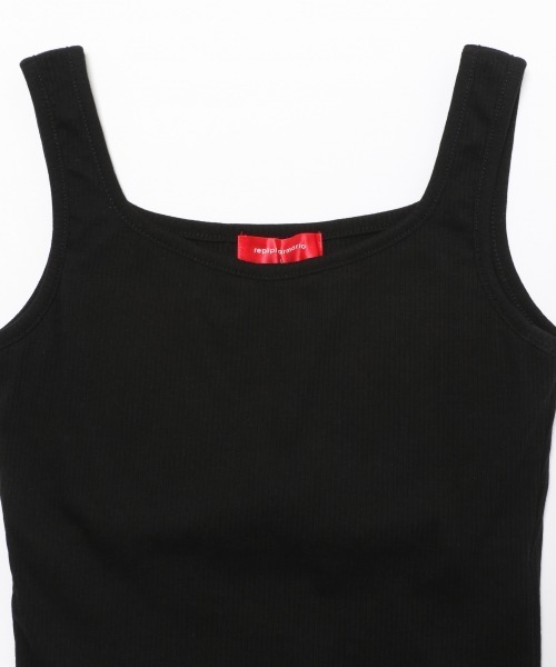 repipi armario（レピピ アルマリオ）の「パッド付きリブタンクトップ（タンクトップ・キッズ・ブラック/ホワイト/ライトピンク/サックスブルー/ゴールド・MEDIUM/LARGE/SMALL）」の10枚目の写真