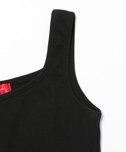 repipi armario（レピピ アルマリオ）の「パッド付きリブタンクトップ（タンクトップ・キッズ・ブラック/ホワイト/ライトピンク/サックスブルー/ゴールド・MEDIUM/LARGE/SMALL）」の11枚目の写真