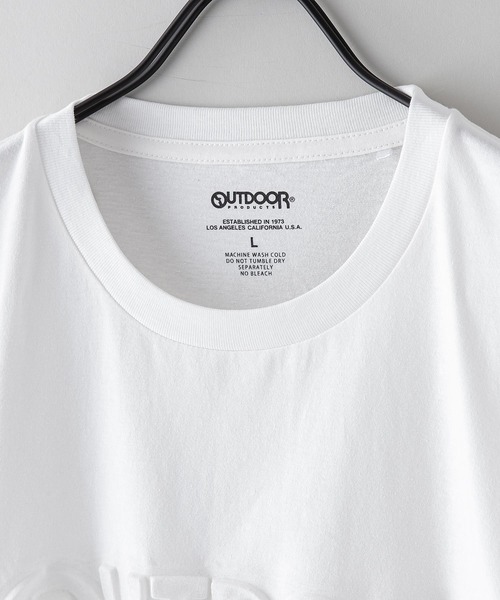 OUTDOOR PRODUCTS APPAREL(アウトドアプロダクツアパレル)の「エンボスブランドロゴTシャツ 同色プリント ユニセックス(Tシャツ/カットソー・メンズ・ホワイト/ベージュ/カーキ/ダークブルー/ブラック/ダークグリーン/ブラウン/ネイビー/ダークベージュ・SMALL/MEDIUM/LARGE/X-LARGE)」の12枚目の写真