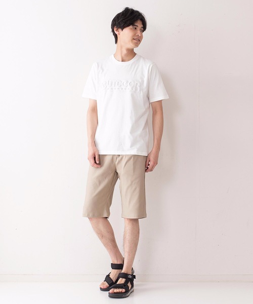 OUTDOOR PRODUCTS APPAREL(アウトドアプロダクツアパレル)の「エンボスブランドロゴTシャツ 同色プリント ユニセックス(Tシャツ/カットソー・メンズ・ホワイト/ベージュ/カーキ/ダークブルー/ブラック/ダークグリーン/ブラウン/ネイビー/ダークベージュ・SMALL/MEDIUM/LARGE/X-LARGE)」の16枚目の写真