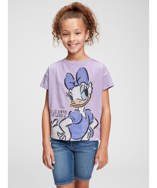 GAP（ギャップ）の「GapKids キャラクター コットンTシャツ（Tシャツ/カットソー・キッズ・パープル/ネイビー/グレー・S/XL/XS/M/XXL/L）」の5枚目の写真