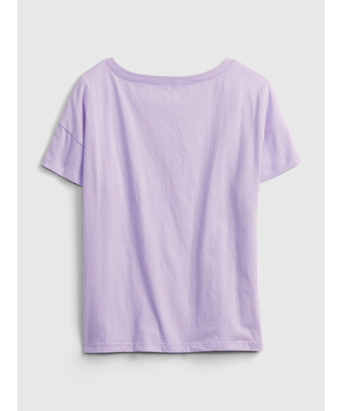 GAP（ギャップ）の「GapKids キャラクター コットンTシャツ（Tシャツ/カットソー・キッズ・パープル/ネイビー/グレー・S/XL/XS/M/XXL/L）」の6枚目の写真