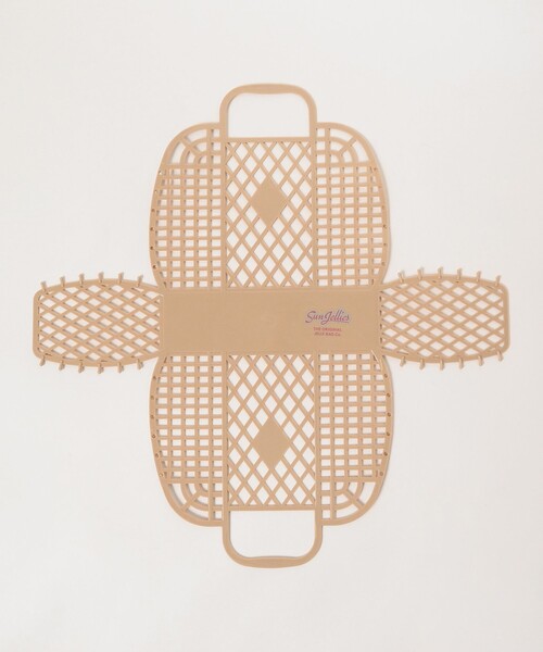 こども ビームス（コドモビームス）の「Sun Jellies / レトロバスケット S（トートバッグ・キッズ・イエロー/ライトブルー/ブラウン系その他2/ミント/クリーム/ラベンダー/レッド系その他/レッド系その他3/ピンク/レッド系その他4・ONE SIZE）」の12枚目の写真