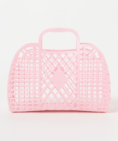 こども ビームス（コドモビームス）の「Sun Jellies / レトロバスケット S（トートバッグ・キッズ・イエロー/ライトブルー/ブラウン系その他2/ミント/クリーム/ラベンダー/レッド系その他/レッド系その他3/ピンク/レッド系その他4・ONE SIZE）」の14枚目の写真