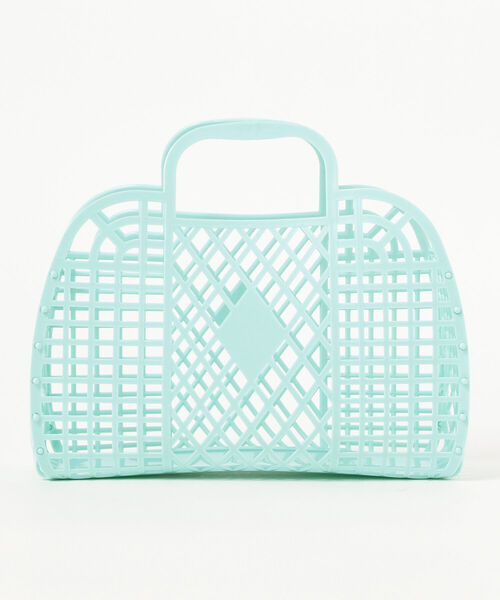 こども ビームス（コドモビームス）の「Sun Jellies / レトロバスケット S（トートバッグ・キッズ・イエロー/ライトブルー/ブラウン系その他2/ミント/クリーム/ラベンダー/レッド系その他/レッド系その他3/ピンク/レッド系その他4・ONE SIZE）」の15枚目の写真