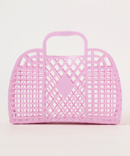 こども ビームス（コドモビームス）の「Sun Jellies / レトロバスケット S（トートバッグ・キッズ・イエロー/ライトブルー/ブラウン系その他2/ミント/クリーム/ラベンダー/レッド系その他/レッド系その他3/ピンク/レッド系その他4・ONE SIZE）」の21枚目の写真