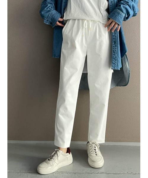 BEARDSLEY（ビアズリー）の「ハイテンショントラックパンツ（その他パンツ・レディース・ホワイト/ネイビー/カーキ・SMALL/FREE/LARGE）」の2枚目の写真