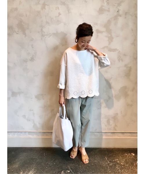 BEARDSLEY（ビアズリー）の「ハイテンショントラックパンツ（その他パンツ・レディース・ホワイト/ネイビー/カーキ・SMALL/FREE/LARGE）」の18枚目の写真