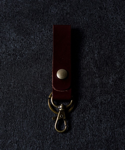 CALIFORNIA OUTFITTERS(カリフォルニア アウトフィッターズ)の「栃木レザーキーホルダー(キーホルダー・メンズ・ブラック/ブラウン/チョコ/ナチュラル/グリーン/ターコイズブルー/レッド/レンガ/ライトブラウン・ONE SIZE)」の5枚目の写真