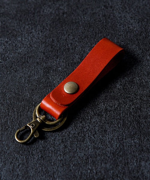 CALIFORNIA OUTFITTERS(カリフォルニア アウトフィッターズ)の「栃木レザーキーホルダー(キーホルダー・メンズ・ブラック/ブラウン/チョコ/ナチュラル/グリーン/ターコイズブルー/レッド/レンガ/ライトブラウン・ONE SIZE)」の9枚目の写真