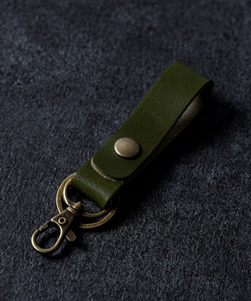 CALIFORNIA OUTFITTERS(カリフォルニア アウトフィッターズ)の「栃木レザーキーホルダー(キーホルダー・メンズ・ブラック/ブラウン/チョコ/ナチュラル/グリーン/ターコイズブルー/レッド/レンガ/ライトブラウン・ONE SIZE)」の7枚目の写真