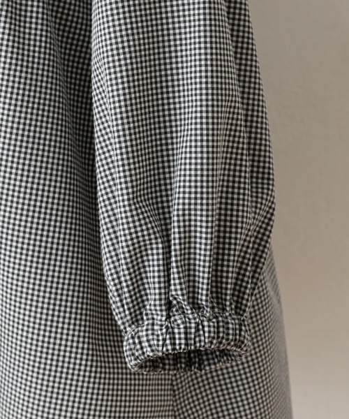 BEARDSLEY(ビアズリー)の「ギンガムブラウス(シャツ/ブラウス・レディース・ブラック・FREE)」の9枚目の写真
