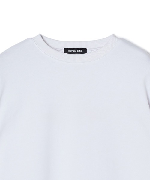 CONVERSE STARS(コンバーススターズ)の「袖フリルプルオーバー(Tシャツ/カットソー・レディース・ホワイト/ブラック・FREE)」の12枚目の写真