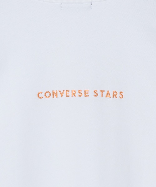 CONVERSE STARS(コンバーススターズ)の「袖フリルプルオーバー(Tシャツ/カットソー・レディース・ホワイト/ブラック・FREE)」の8枚目の写真