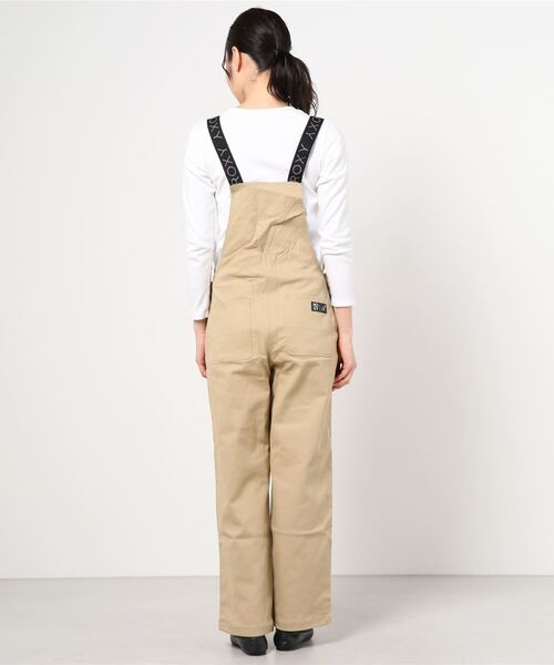 ROXY(ロキシー)の「ROXY/ロキシー ワンピース RDR212041(サロペット/オーバーオール・レディース・カーキ/ベージュ・S/M)」の3枚目の写真