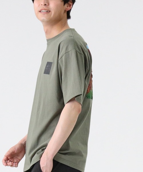 CAMP7（キャンプセブン）の「【CAMP7】エンボスフォトＴシャツ（Tシャツ/カットソー・メンズ・ブラック/オリーブ/ホワイト・L/M/XL）」の22枚目の写真