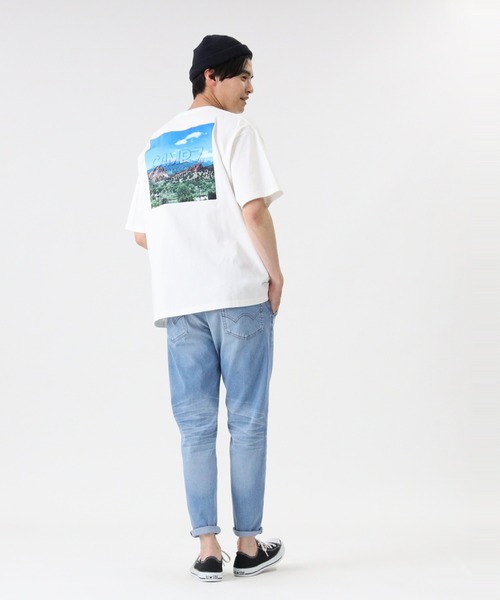CAMP7（キャンプセブン）の「【CAMP7】エンボスフォトＴシャツ（Tシャツ/カットソー・メンズ・ブラック/オリーブ/ホワイト・L/M/XL）」の13枚目の写真