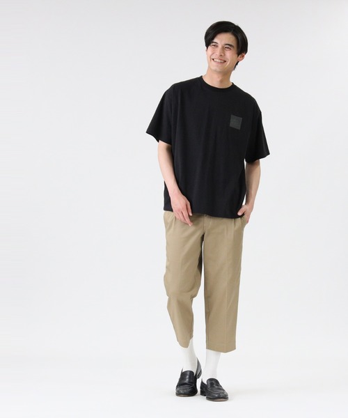 CAMP7（キャンプセブン）の「【CAMP7】エンボスフォトＴシャツ（Tシャツ/カットソー・メンズ・ブラック/オリーブ/ホワイト・L/M/XL）」の15枚目の写真