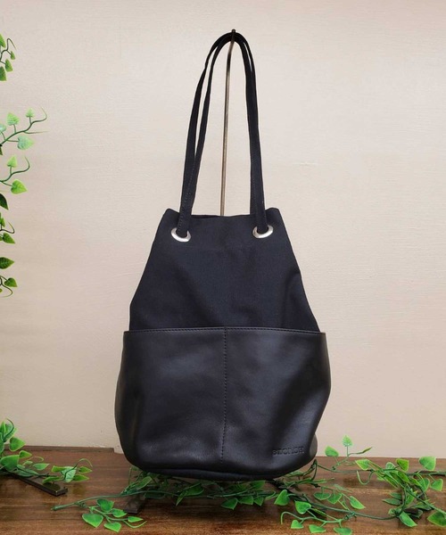 BICASH（ビカーシ）の「【BICASH/ビカーシ】キャンバス 巾着バッグ/#B856（トートバッグ・メンズ・ブラック/ネイビー/グレー・FREE）」の8枚目の写真