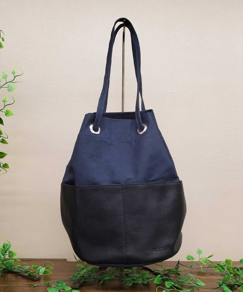 BICASH（ビカーシ）の「【BICASH/ビカーシ】キャンバス 巾着バッグ/#B856（トートバッグ・メンズ・ブラック/ネイビー/グレー・FREE）」の10枚目の写真