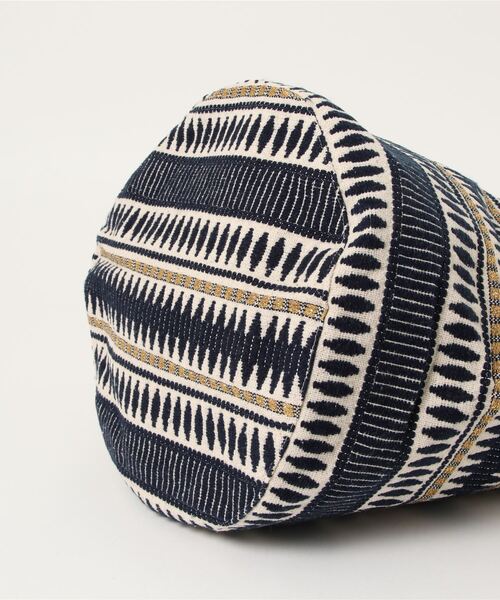 Samansa Mos2 blue（サマンサモスモスブルー）の「エスニカンバッグL（トートバッグ・レディース・ネイビー/グレー・LARGE）」の4枚目の写真