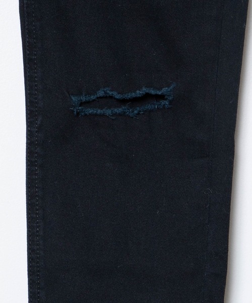 WEGO(ウィゴー)の「WEGO/カットオフデニムスキニーパンツ(デニムパンツ・レディース・ブラック/スカイブルー・SMALL/MEDIUM)」の9枚目の写真