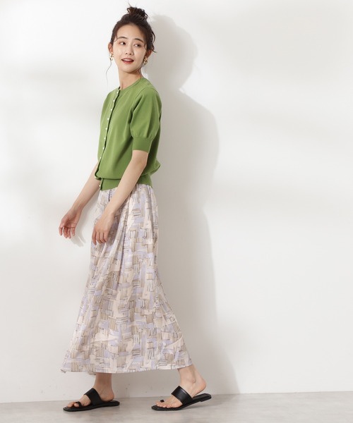 N.(N. Natural Beauty Basic)(エヌエヌナチュラルビューティーベーシック)の「◆パールボタン2WAYニット(ニット/セーター・レディース・ネイビー/レッド/オフホワイト/グリーン・MEDIUM)」の11枚目の写真