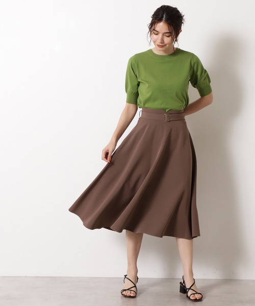 N.(N. Natural Beauty Basic)(エヌエヌナチュラルビューティーベーシック)の「◆パールボタン2WAYニット(ニット/セーター・レディース・ネイビー/レッド/オフホワイト/グリーン・MEDIUM)」の18枚目の写真