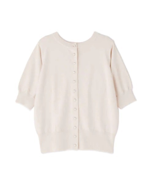 N.(N. Natural Beauty Basic)(エヌエヌナチュラルビューティーベーシック)の「◆パールボタン2WAYニット(ニット/セーター・レディース・ネイビー/レッド/オフホワイト/グリーン・MEDIUM)」の19枚目の写真