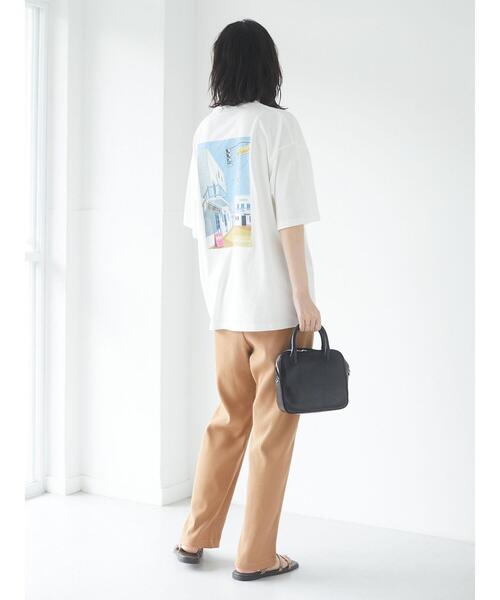 CRAFT STANDARD BOUTIQUE(クラフトスタンダードブティック)の「MISCELLANEOUS TEE *◇(Tシャツ/カットソー・レディース・オフホワイト/杢グレー・LL/M/L)」の10枚目の写真