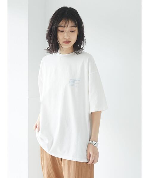CRAFT STANDARD BOUTIQUE(クラフトスタンダードブティック)の「MISCELLANEOUS TEE *◇(Tシャツ/カットソー・レディース・オフホワイト/杢グレー・LL/M/L)」の12枚目の写真