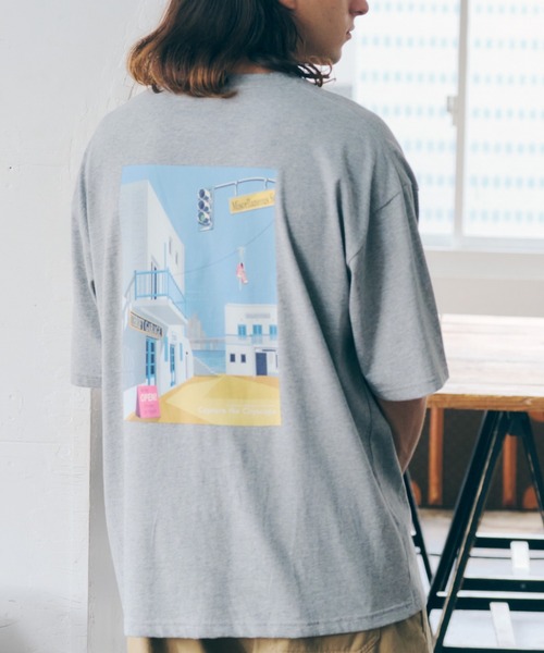 CRAFT STANDARD BOUTIQUE(クラフトスタンダードブティック)の「MISCELLANEOUS TEE *◇(Tシャツ/カットソー・レディース・オフホワイト/杢グレー・LL/M/L)」の1枚目の写真