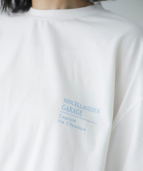 CRAFT STANDARD BOUTIQUE(クラフトスタンダードブティック)の「MISCELLANEOUS TEE *◇(Tシャツ/カットソー・レディース・オフホワイト/杢グレー・LL/M/L)」の6枚目の写真