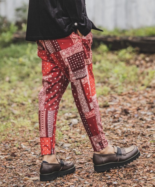 felkod(フィルコッド)の「mp9120-Paisley Easy Pants イージーパンツ(その他パンツ・メンズ・ブラック/レッド・L/M/S)」の5枚目の写真