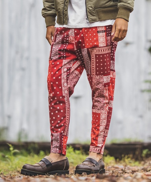 felkod(フィルコッド)の「mp9120-Paisley Easy Pants イージーパンツ(その他パンツ・メンズ・ブラック/レッド・L/M/S)」の6枚目の写真