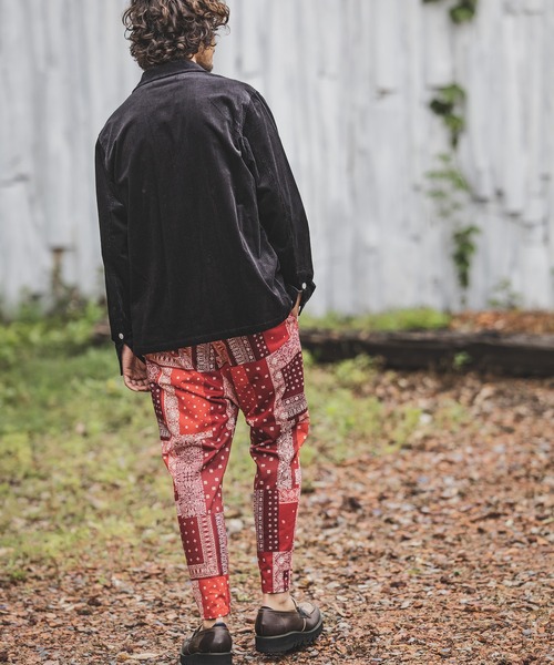 felkod(フィルコッド)の「mp9120-Paisley Easy Pants イージーパンツ(その他パンツ・メンズ・ブラック/レッド・L/M/S)」の7枚目の写真