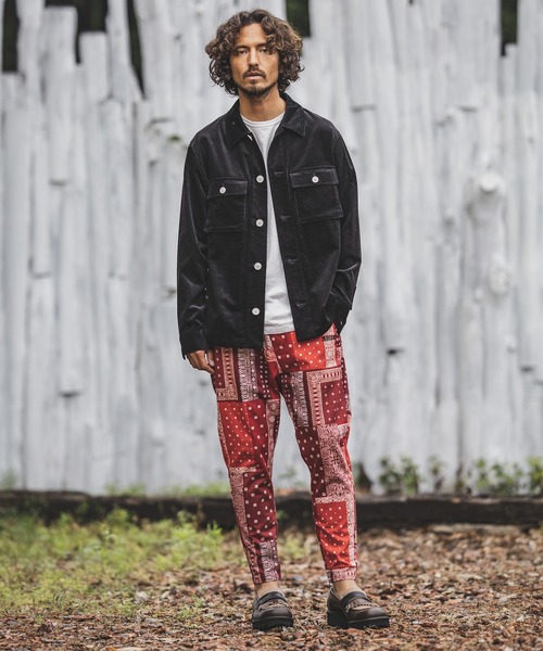 felkod(フィルコッド)の「mp9120-Paisley Easy Pants イージーパンツ(その他パンツ・メンズ・ブラック/レッド・L/M/S)」の8枚目の写真