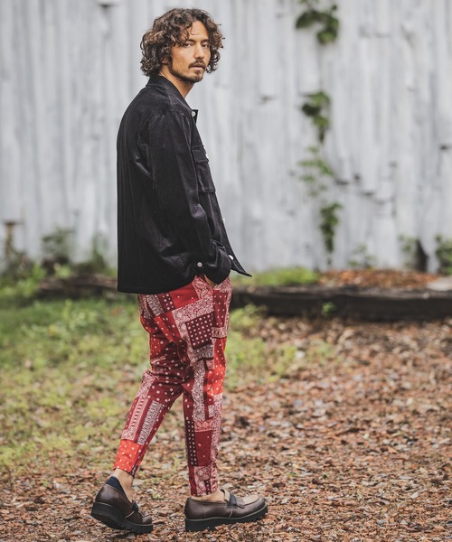 felkod(フィルコッド)の「mp9120-Paisley Easy Pants イージーパンツ(その他パンツ・メンズ・ブラック/レッド・L/M/S)」の9枚目の写真