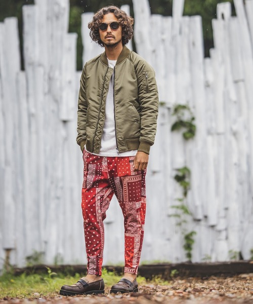 felkod(フィルコッド)の「mp9120-Paisley Easy Pants イージーパンツ(その他パンツ・メンズ・ブラック/レッド・L/M/S)」の11枚目の写真