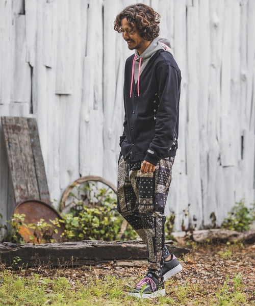 felkod(フィルコッド)の「mp9120-Paisley Easy Pants イージーパンツ(その他パンツ・メンズ・ブラック/レッド・L/M/S)」の19枚目の写真