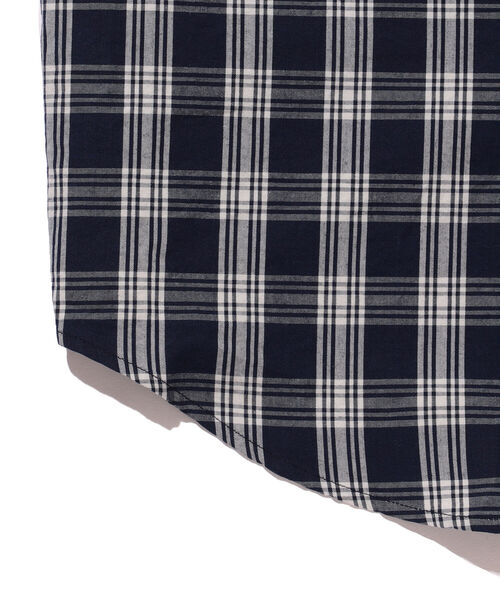 BEAMS（ビームス）の「BEAMS / インディゴ チェック イージー ボタンダウンシャツ（Tシャツ/カットソー・メンズ・ネイビー/インディゴブルー・SMALL/MEDIUM/LARGE/X-LARGE）」の12枚目の写真