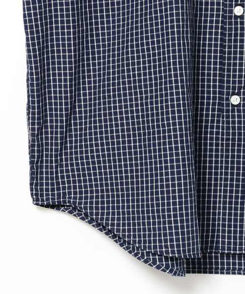 BEAMS（ビームス）の「BEAMS / インディゴ チェック イージー ボタンダウンシャツ（Tシャツ/カットソー・メンズ・ネイビー/インディゴブルー・SMALL/MEDIUM/LARGE/X-LARGE）」の18枚目の写真