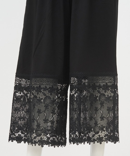 AS KNOW AS de base（アズノゥアズドゥバズ）の「お花レーシーペチコートパンツ（その他パンツ・レディース・オフホワイト/グレー/ブラック・FREE）」の11枚目の写真