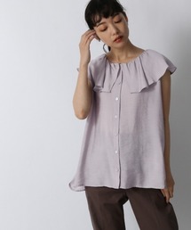 LOWRYS FARM | フリルブラウスノースリーブ　952515(シャツ/ブラウス)