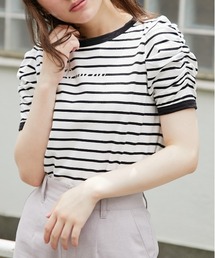 OLIVE des OLIVE | ボーダーリンガーTシャツ(Tシャツ/カットソー)