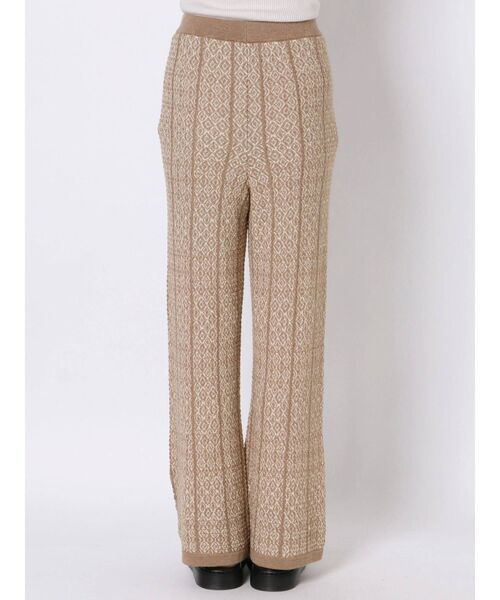 LAGUNAMOON(ラグナムーン)の「アラベスクパターンニットパンツ(その他パンツ・レディース・ブラック/ベージュ/カーキ・SMALL/MEDIUM)」の14枚目の写真