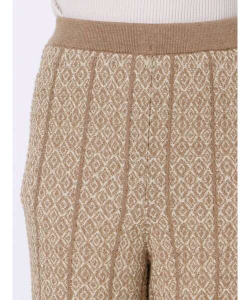 LAGUNAMOON(ラグナムーン)の「アラベスクパターンニットパンツ(その他パンツ・レディース・ブラック/ベージュ/カーキ・SMALL/MEDIUM)」の21枚目の写真