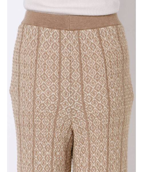 LAGUNAMOON(ラグナムーン)の「アラベスクパターンニットパンツ(その他パンツ・レディース・ブラック/ベージュ/カーキ・SMALL/MEDIUM)」の19枚目の写真